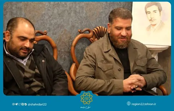 دیدار شهردار منطقه۲۲ با خانواده شهید معزز انقلاب اسلامی