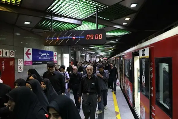آمادگی کامل متروی تهران برای خدمات‌رسانی ویژه در مراسم جاماندگان اربعین