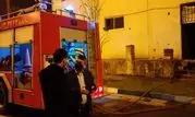 اطفای حریق یک واحد تولیدی در منطقه آزاد انزلی