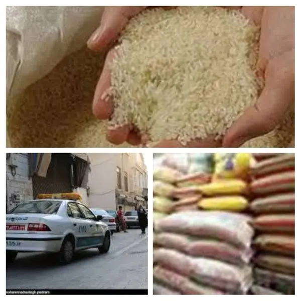 کشف مقادیری زیاد برنج از یک انبار به علت عدم اعلام موجودی در گشت مشترک تعزیرات قم
