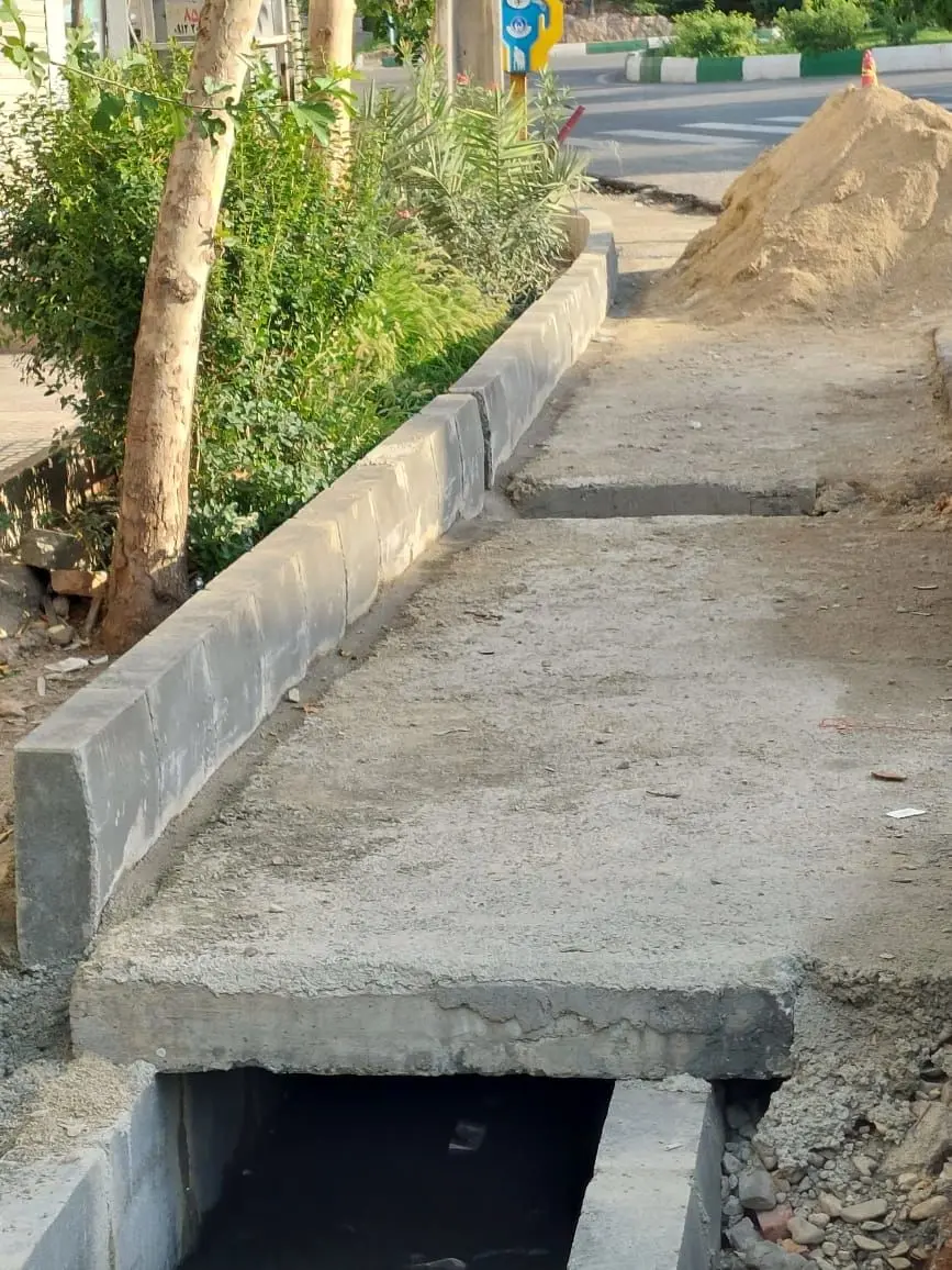 جمع آوری آبهای سطحی خیابان بنی هاشم 