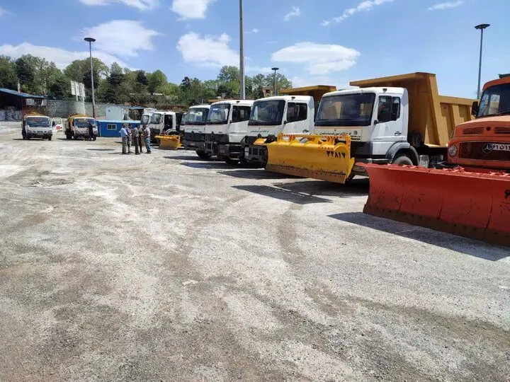 آماده‌باش خودروهای امدادرسان تخصصی سازمان مدیریت پسماند برای بارش‌های پیش رو

