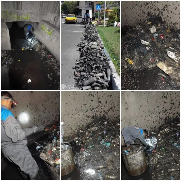 عملیات لایروبی و رسوببرداری از عمق و بستر کانال خیام، سرشاخه و شفت سنایی