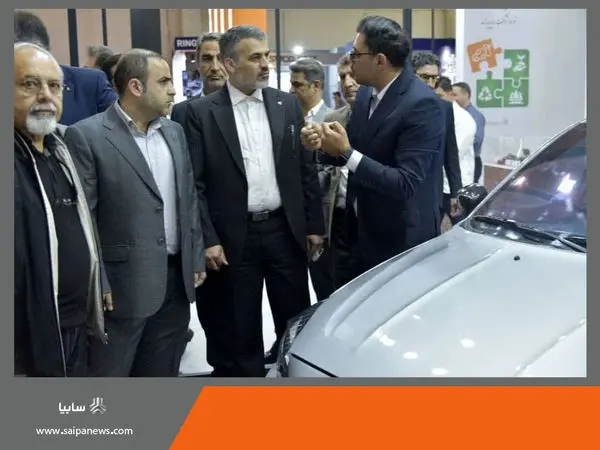 بازدید مدیرعامل گروه خودروسازی سایپا از نوزدهمین نمایشگاه قطعات، لوازم و ‌مجموعه‌های خودرو تهران

