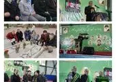  نواختن زنگ شهدا در مدارس و غبارروبیِ مقبره الشهدای محلات منطقه 