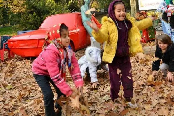  بوستان های شمال تهران با برگ های پاییزی فرش شد