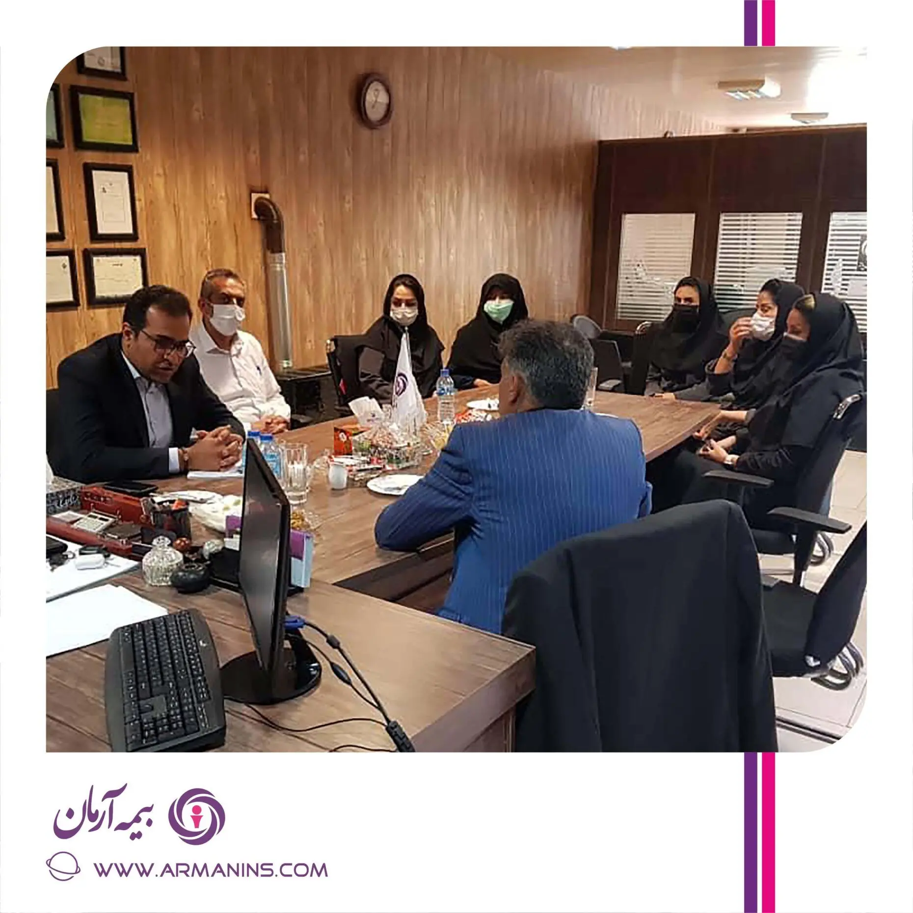 بازدید از شعبه مشهدبیمه آرمان و جلسه هم اندیشی با کارکنان شعبه توسط معاونت بازاریابی و فروش 

