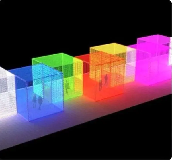 بزودی جدیدترین سازه پرتابل نوری کشور در ورودی بوستان ملت به بهره برداری خواهد رسید