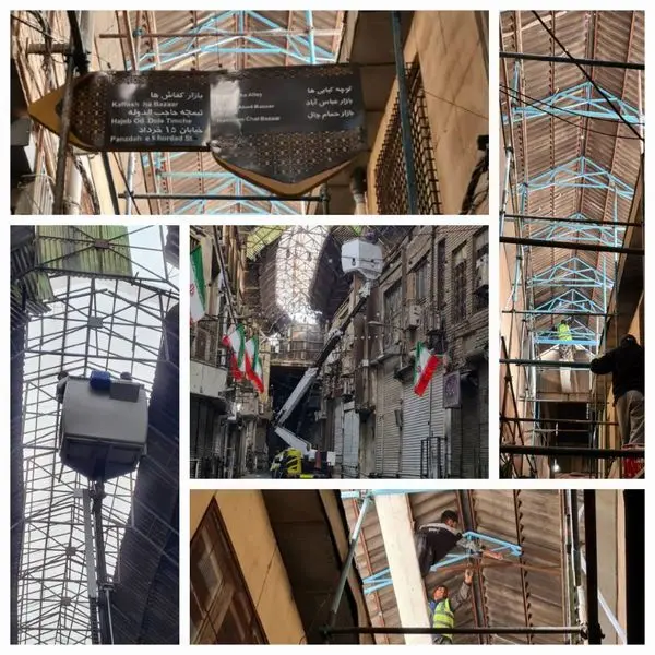 پیگیری در خصوص تسریع ایمن سازی سقف بازار تهران