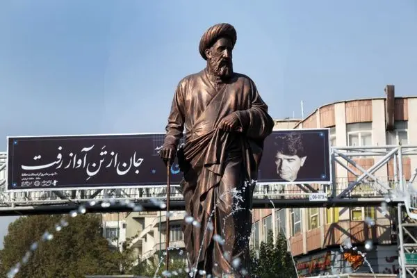 نصب آبنما در بزرگراه مدرس