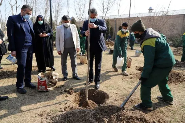 برگزاری مراسم پویش ملی ایران سرسبز در باغ موزه قصر منطقه 7