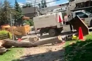 کارگر بیاحتیاط به طرز معجزهآسایی از مرگ نجات یافت + عکس