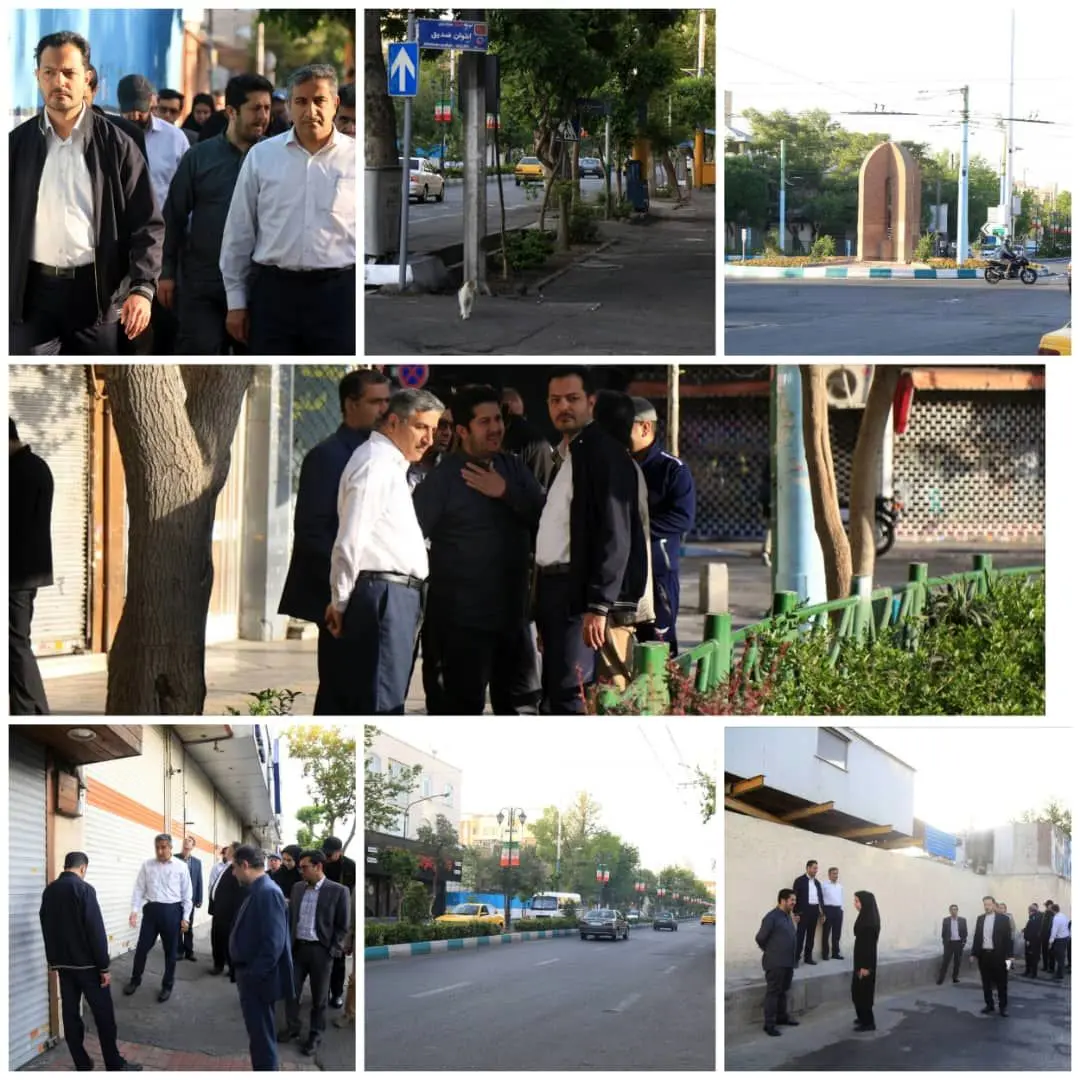 آماده سازی محور ۶ کیلومتری جشن امام رضایی ها در منطقه ۱۲