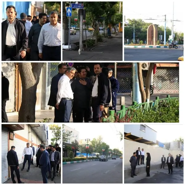 آماده سازی محور ۶ کیلومتری جشن امام رضایی ها در منطقه ۱۲