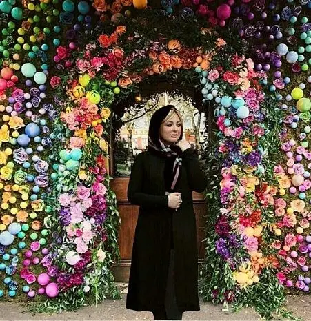 ژست احساسی و خاص خانم بازیگر در دوران بارداری+عکس