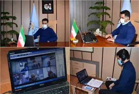 بررسی موارد مربوط به مسکن محرومین , تأمین مسکن ایتام وخانوارهای دارای دو عضو معلول با حضور ریاست بنیاد مسکن انقلاب اسلامی کشور به صورت ویدئو کنفرانس
