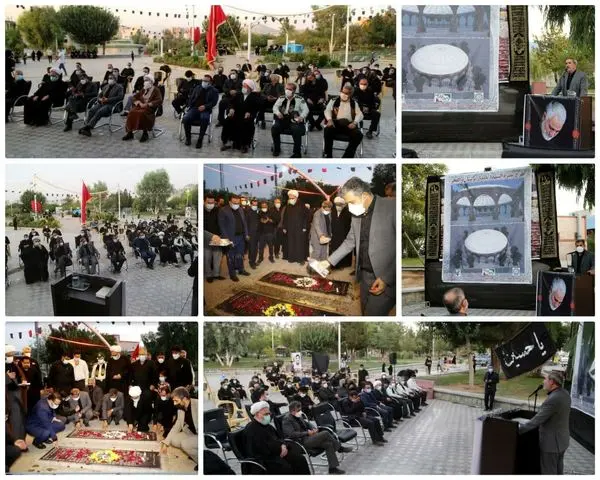 مراسم آغاز به کار احداث مقبره الشهدای بوستان والفجر منطقه ۱۵