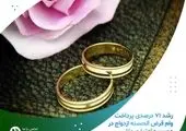 رشد بیش از ۵۲ درصدی وام قرض الحسنه ازدواج در موسسه اعتباری ملل