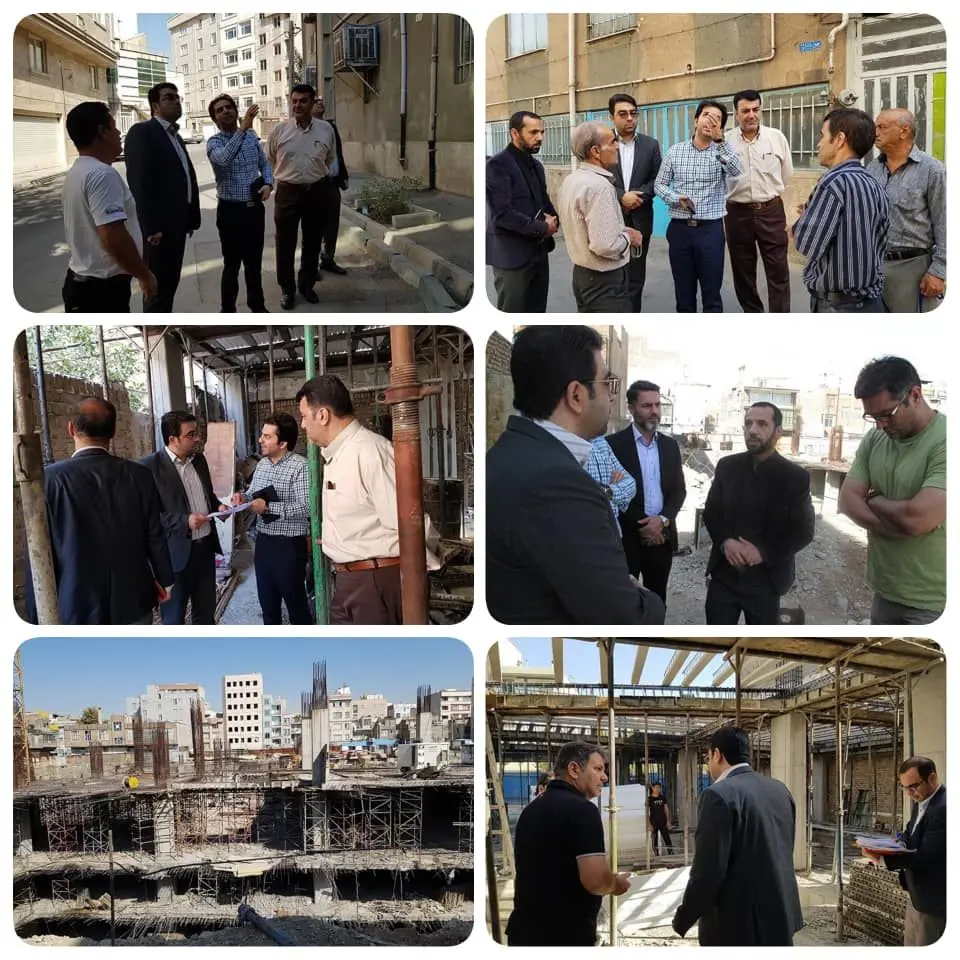 ساختمان های خطرساز و در حال ریزش تخریب می شوند