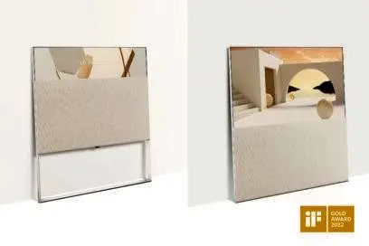 تلویزیون LG OLED Objet Collection برنده جایزه iF Gold Award برای بهترین طراحی شد