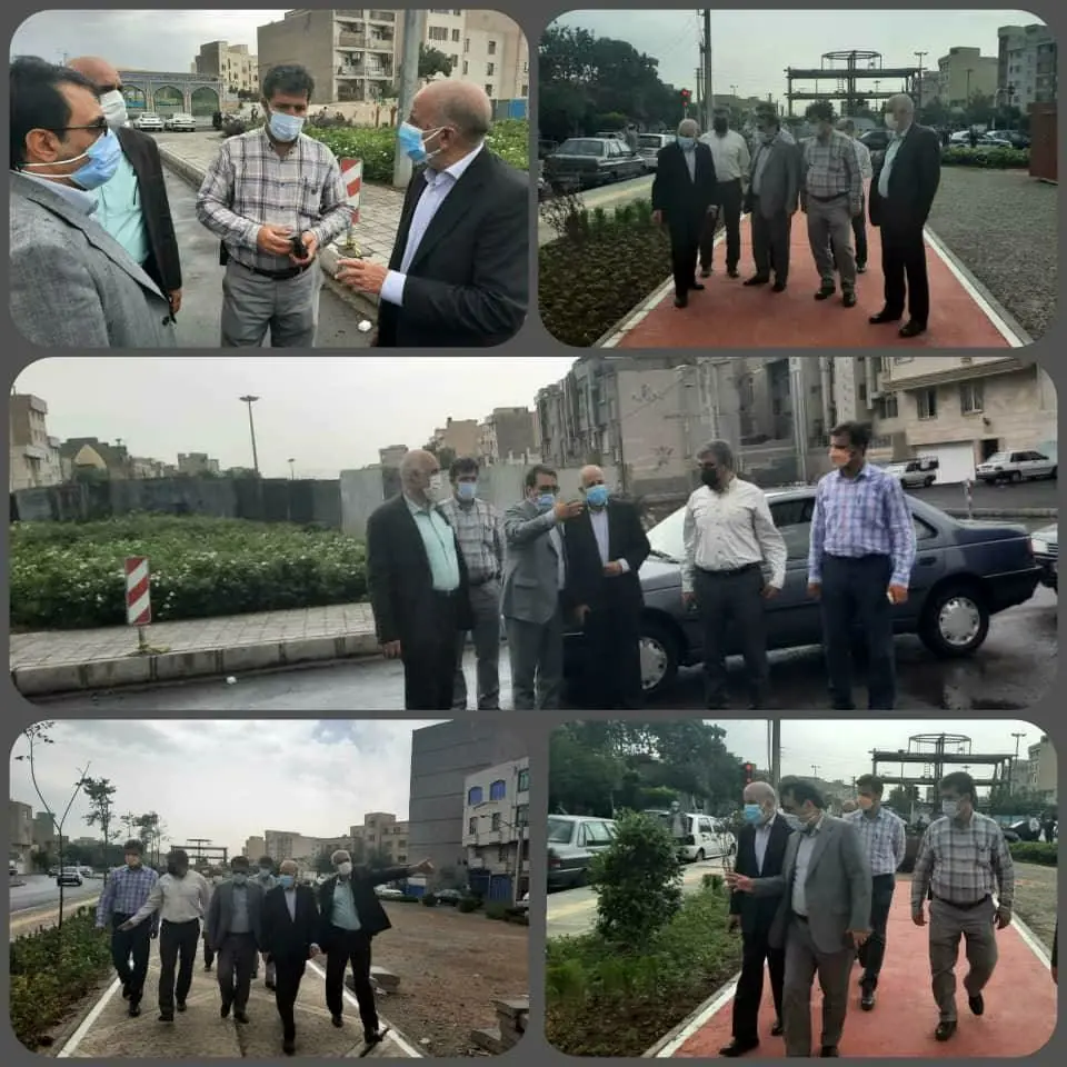 بازدید مدیران شهری از مگاپروژه منطقه ۱۷

