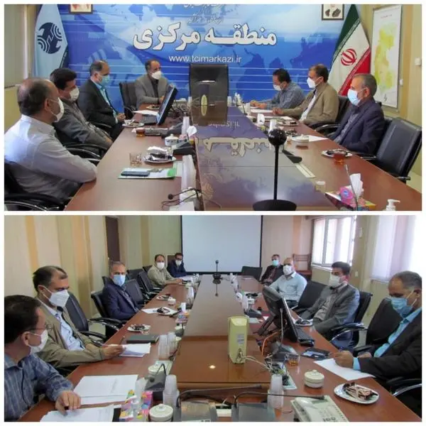 برگزاری جلسه پدافند غیر عامل در مخابرات منطقه مرکزی