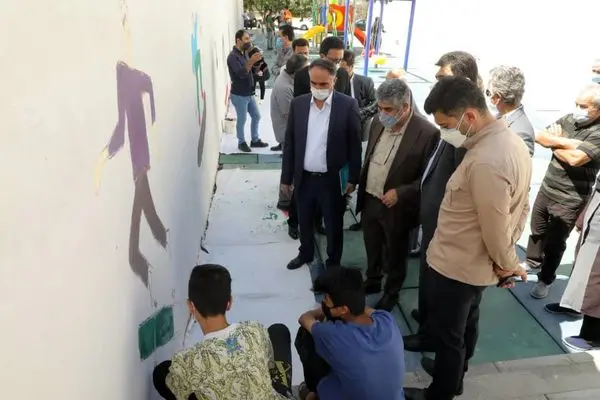 دومین کوچه ی دوستی در محله  اسلام آباد منطقه 2رنگ شد