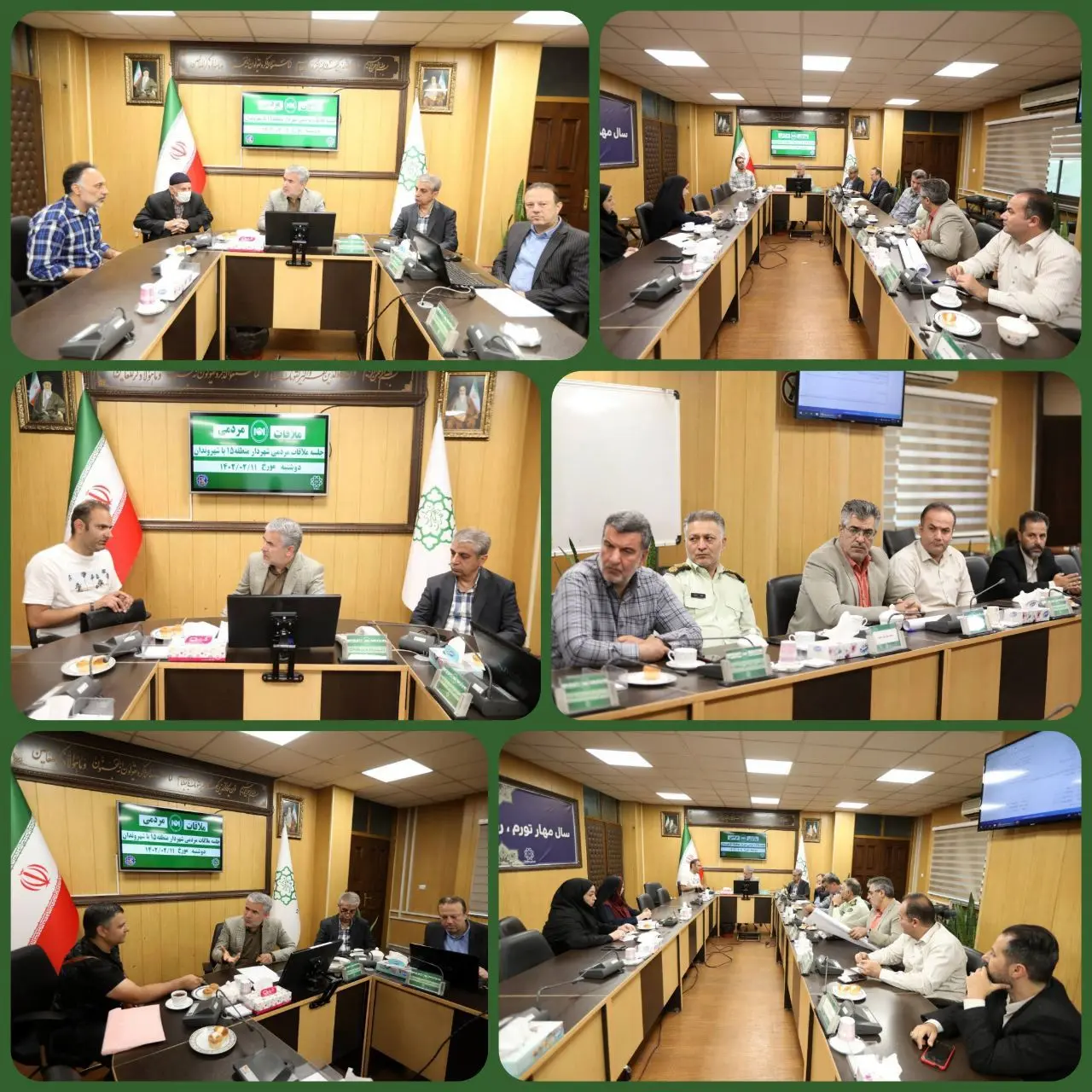 پانزدهمین جلسه ملاقات مردمی شهردار منطقه۱۵ تهران برگزارشد 

