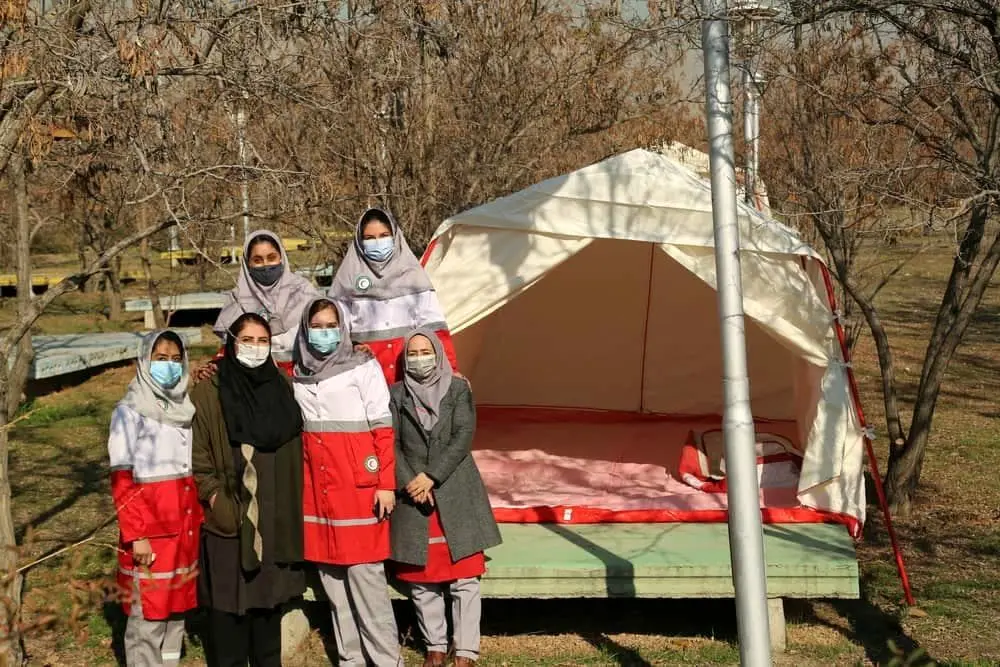 بوستان طبیعت منطقه۲۱ شاهد برپایی مانور اسکان اضطراری شد