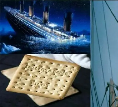  تنها بیسکوئیتى بود که از غرق شدن تایتانیک باقی مانده است!+عکس