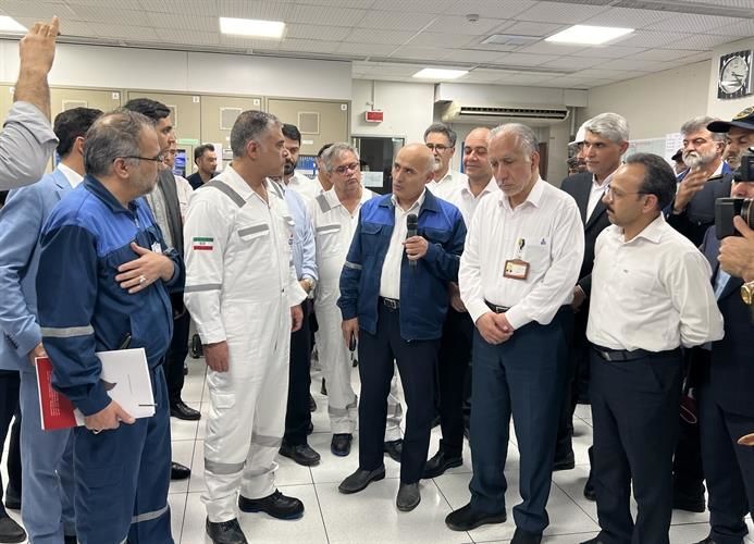 بازدید وزیر نفت از شرکت پتروشیمی پارس
