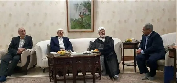 دیدار محمدرضا عارف با مهدی کروبی