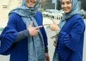 الهه حصاری و مادرش +عکس