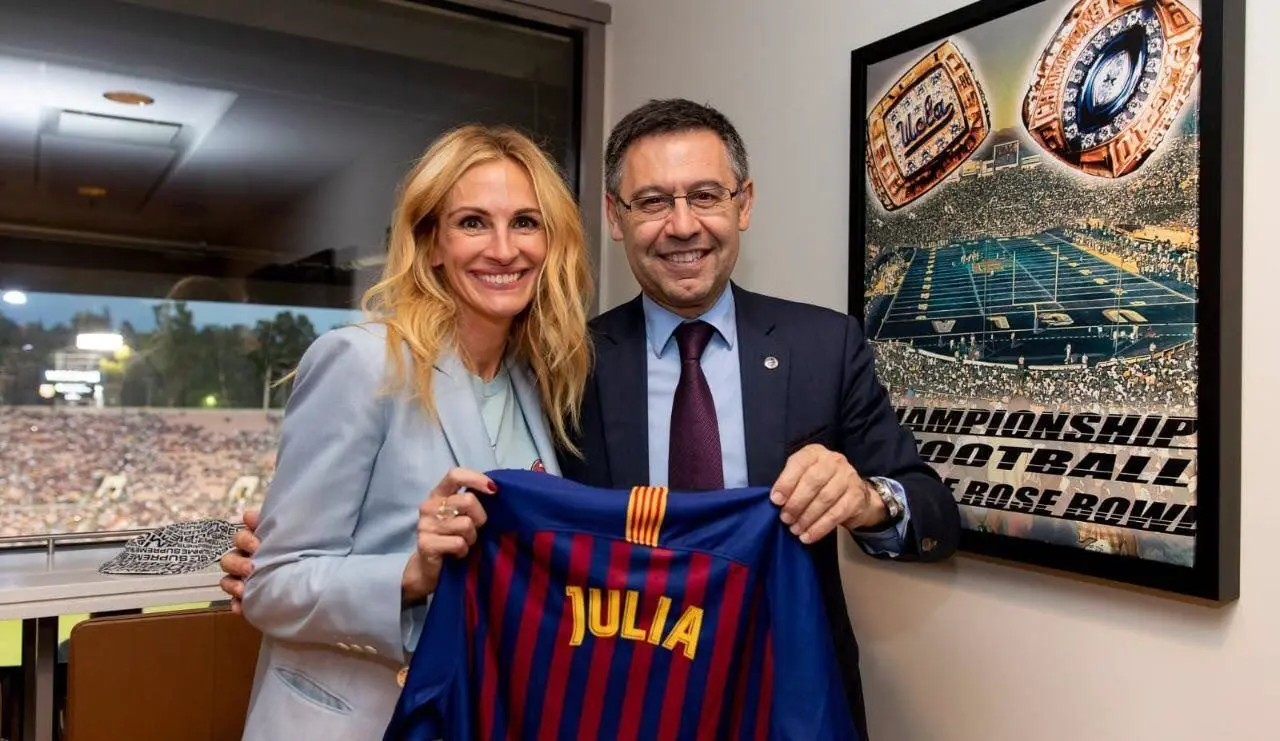 پیراهن بارسا هدیه به هنرپیشه پرطرفدار+عکس