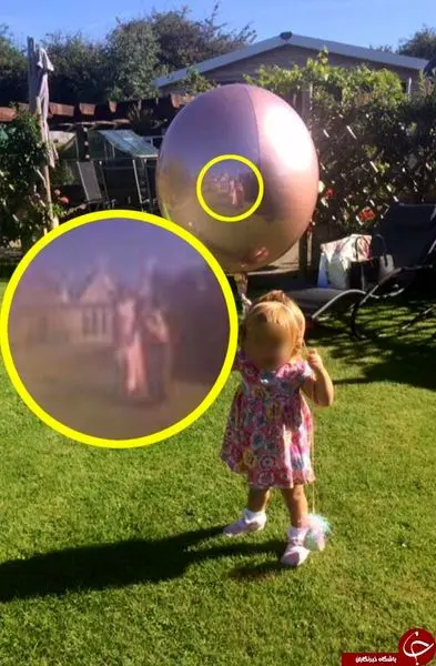 عکس عجیبی که زن جوان در یک باغ گرفت + عکس