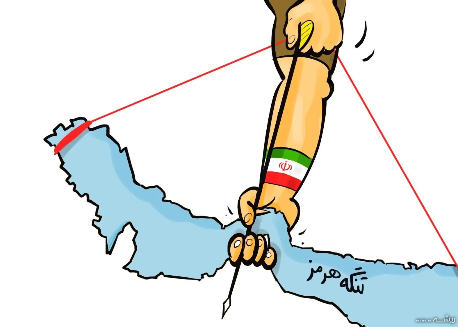 اهمیت استراتژیک تنگه هرمز در جریان انرژی + عکس