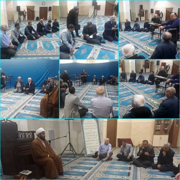 دیدار مردمی شهردارناحیه۴با نمازگزاران مسجد حضرت فاطمه زهرا(س) 