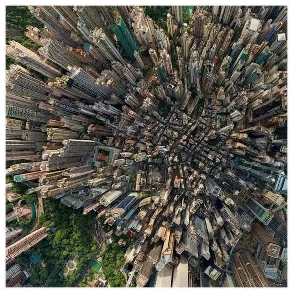  تصاویر عجیب هوایی از هنگ کنگ + عکس
