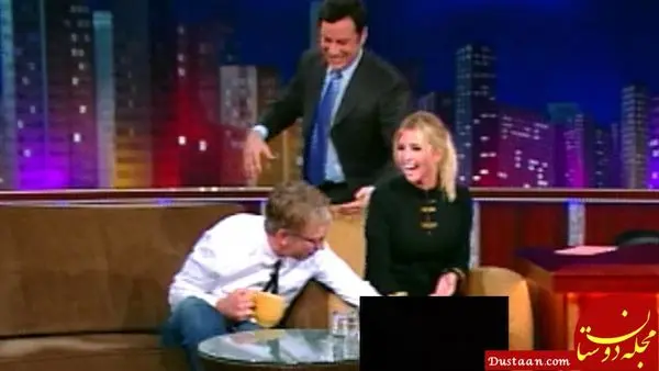 دست درازی به ایوانکا ترامپ در برنامه زنده! +عکس