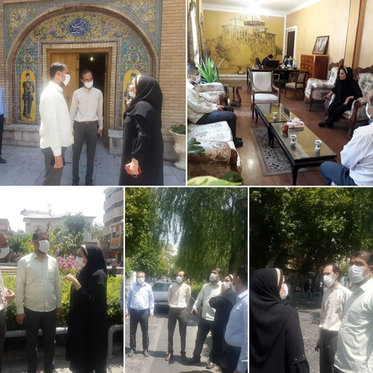 نشست رییس کاخ گلستان و شهردار ناحیه ٢ قلب تهران

