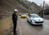 انسداد موقت جاده چالوس