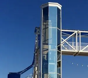 پل عابر پیاده گیشا به آسانسور تجهیز شد

