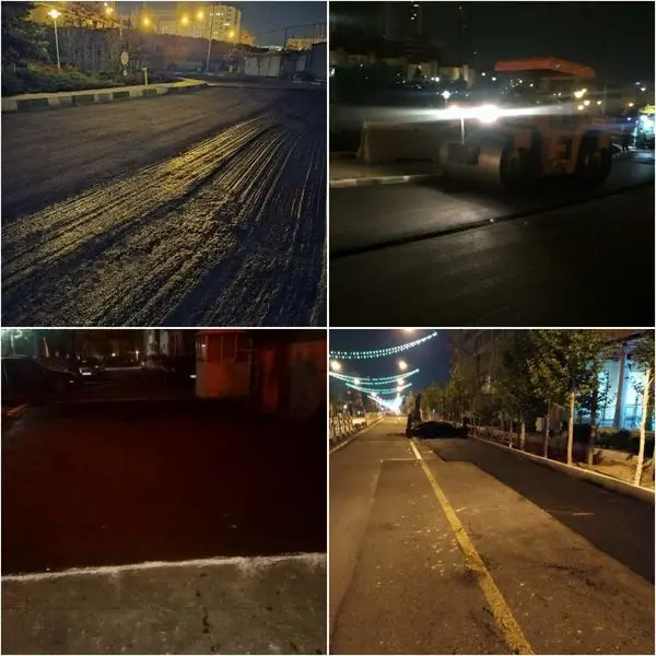 اجرای عملیات لکه گیری و ترمیم آسفالت در معابر منطقه ۶

