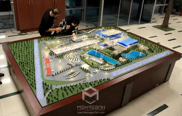 ساخت بزرگترین ماکت کارخانه فولاد کشور توسط مهندسان ایرانی 

