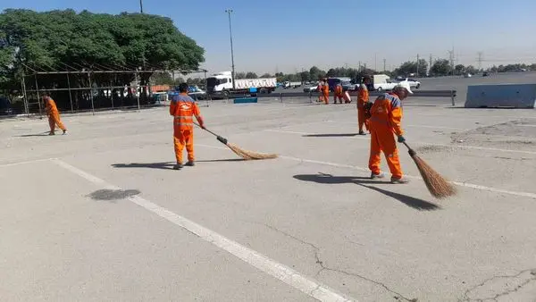 پهنه ۱۲۳ هزار متر مربعی تحویلی منطقه۱۳  در مرقد امام خمینی(ره) آماده حضور زائران شد