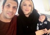 آقای بازیگر مشهور و همسر هنرپیشه خارجی اش+عکس
