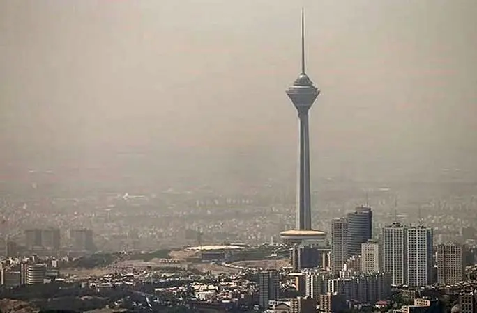 افزایش غلظت ذرات معلق در هوای تهران