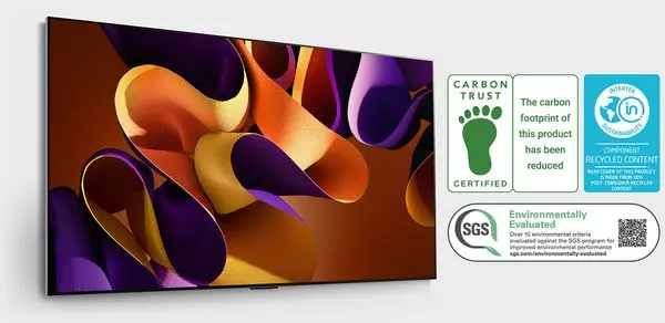 دریافت گواهی سازگاری با محیط زیست توسط تلویزیونهای LG OLED evo