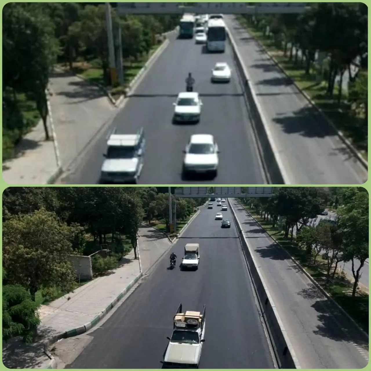  بهسازی ۱۸ هزار مترمربع از آسفالت بزرگراه بعثت