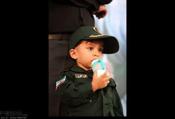 فرزند شهید حججی در مراسم سالگرد این شهید+عکس